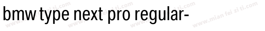 bmw type next pro regular字体转换